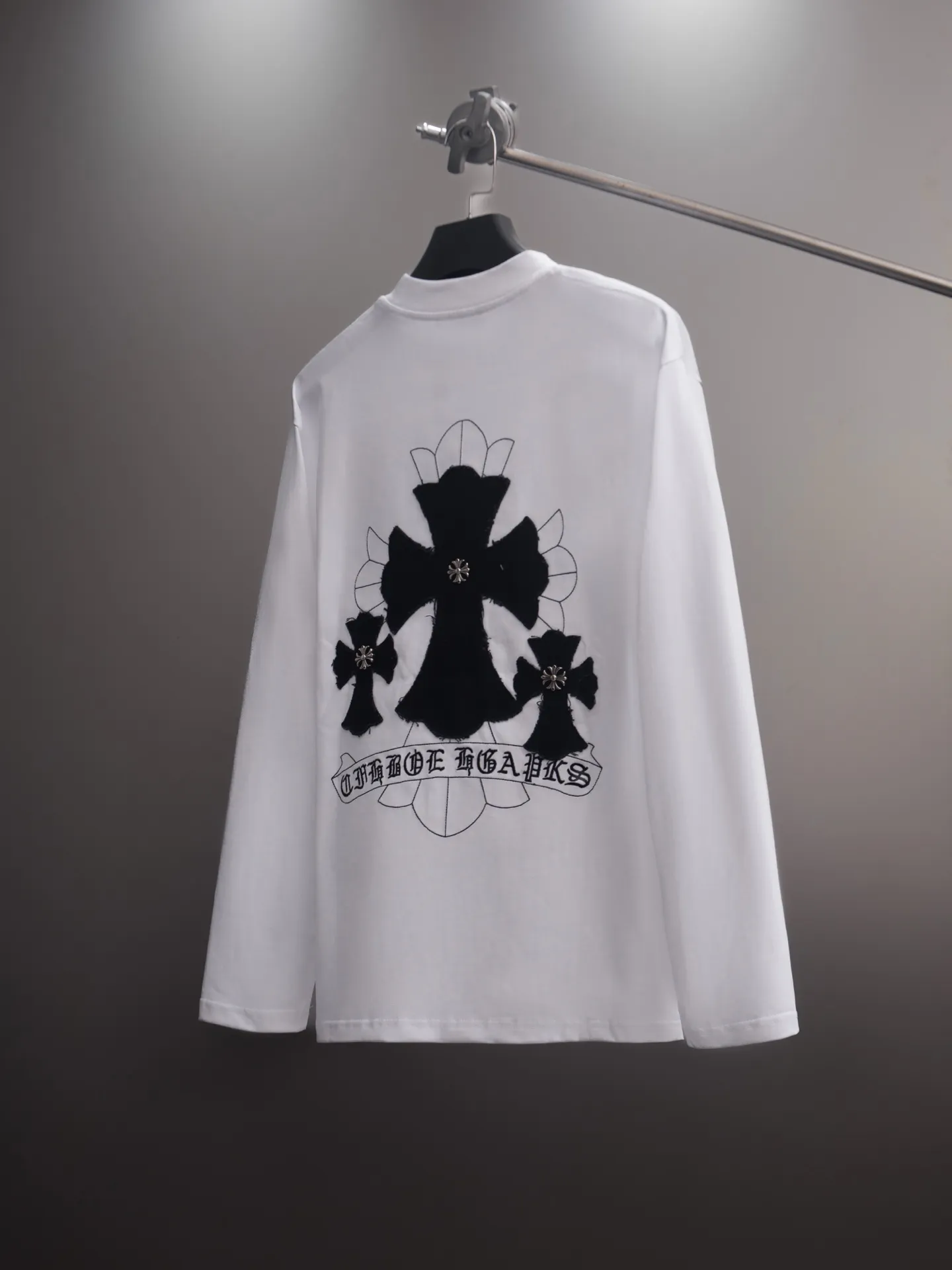 （ 1:1 ） Chrome Hearts/ 2026New Arrival logo T 、 🪡 Same Style Quality😘😘 100% Versatile T 👍 ：Black、White Size：S-XL